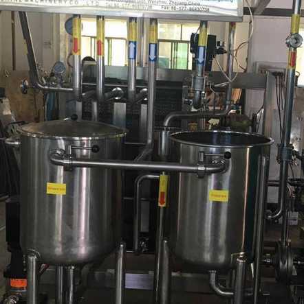 2500L/H Plate Milk Pasteurizer with Automatic Control