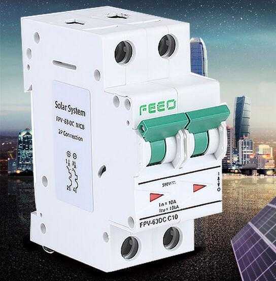  FPV-63 Series DIN Rail 4P Low Voltage Mini Circuit Breaker DC MC