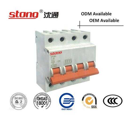  Stcb-1 Series MCB 4p New Product Vacuum Mini Circuit Breaker 