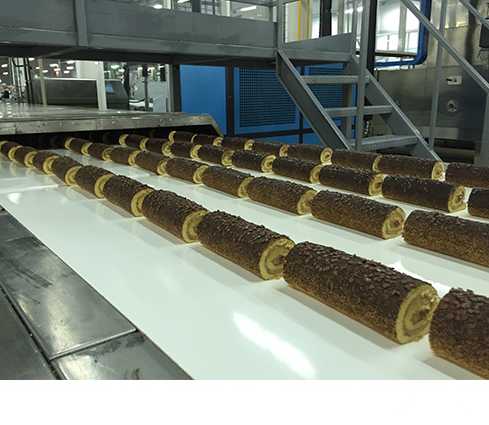 Cake Machinery Swiss Roll Production Line Bread Pop Maker Machine