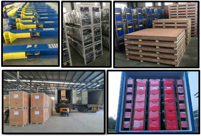 2 Post Vehicle Lift With Clear Floor Design