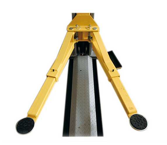 2 Post Vehicle Lift With Clear Floor Design
