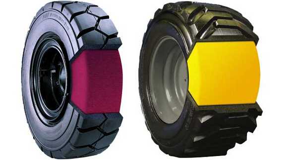 Polyurethane Filling Tire For Underground Mining Vehicle