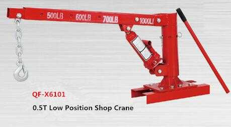 QF-X6101 Series Single Girder 0.5 ton Shop Crane Engine Crane