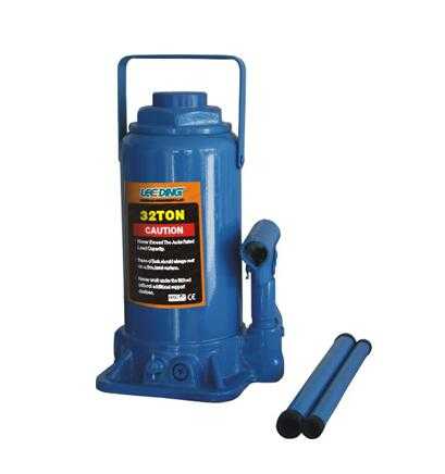  LD-J06032B 32 Ton Hydraulic Bottle Jack with Level/Bar Hoist Lift