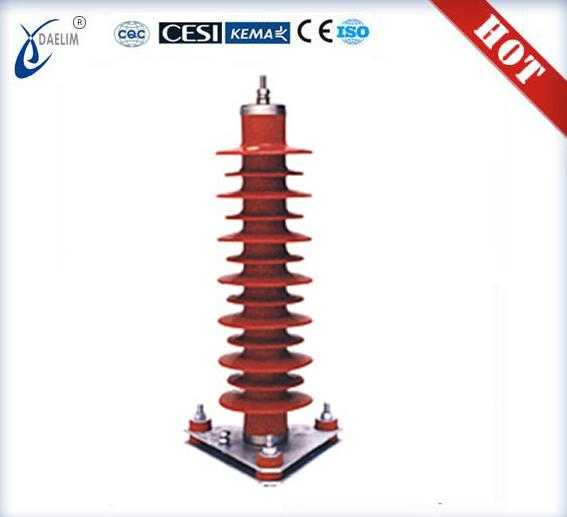 Zinc Oxide Types Of Polymeric 9kv Surge Arrester made in china