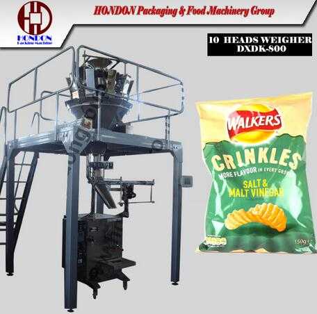 Model DXDK-420 Series Automatic Potato Chips Packing Machine