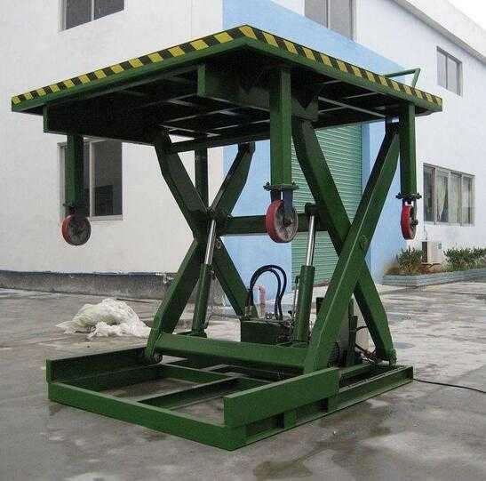 SL-LP01 Series 20t Manual Car Dock Loading Table Lift Platform
