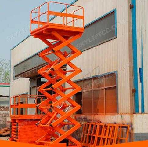 SJG Hydraulic Explosion-Proof Indoor and Outdoor Scissor Cargo Lift