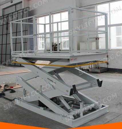 ISO 9001 Hydraulic Explosion-Proof Upright Small Scissor Lift Platform