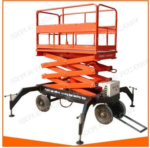 ISO 9001 Hydraulic Special Weight Level Mobile Electric Scissor Lift