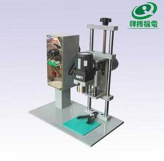 120V Custom allowed semi automatic glass jar capping machine 