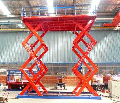 High quality electric fixed hydraulic garage auto lift scissor car lift 