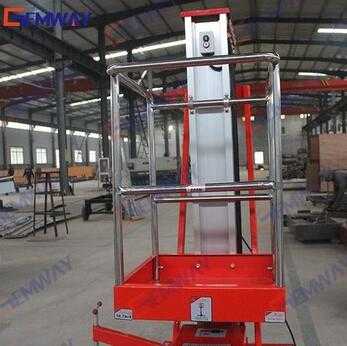  VAL0.2-8 8m China Electric Motor High-strength vertical man lift 