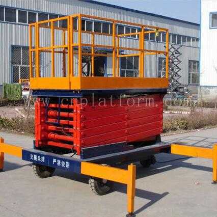 SJY0.5-11 High-strength manganese steel Hydraulic Mobile Elevator 