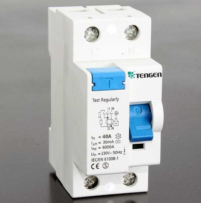 New type TGF360N1 residual 2P miniature circuit breaker MCB