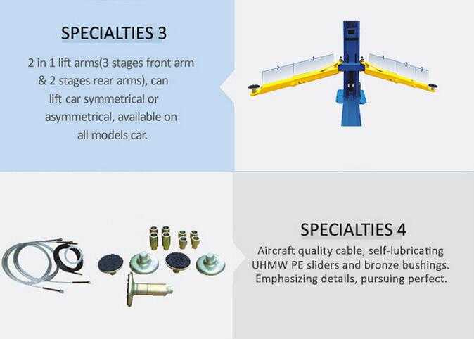 Double Cylinder Hydraulic Car Lift