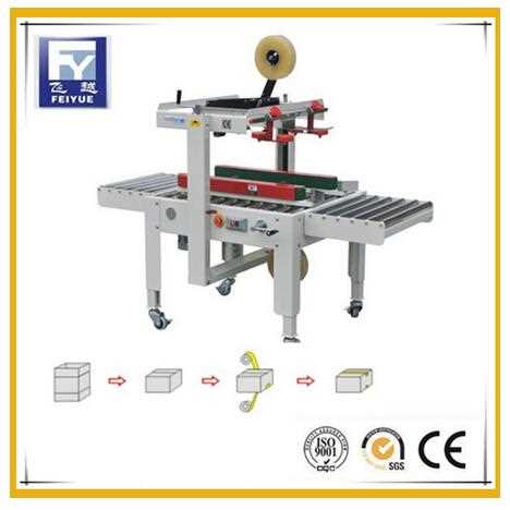 ISO9001 Semi-Automatic Adhesive Tape Carton Sealing Machine 