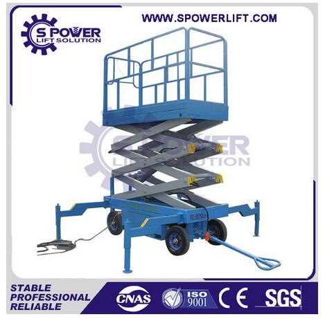 Widely used hydraulic electric power small scissor lift platform 