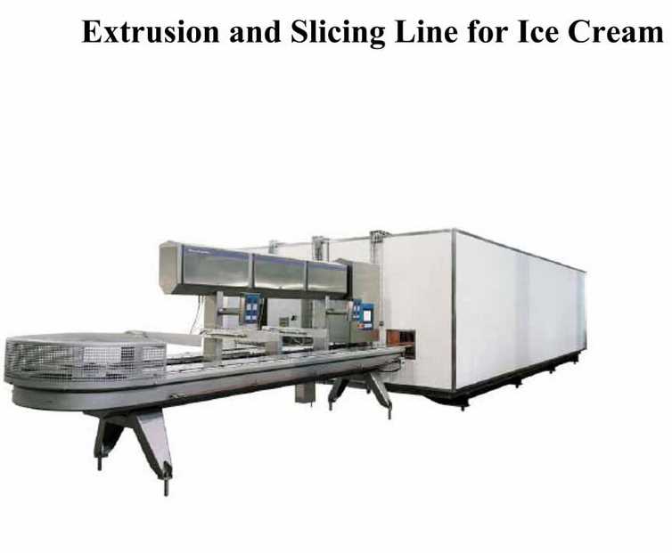 EX800 Extrusion and Slicing Line for Ice Cream