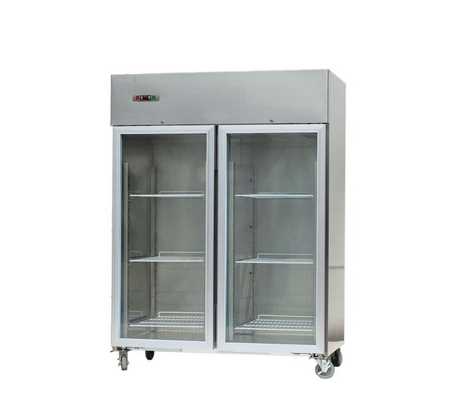 Five-Star Hotel Luxurious Glass Upright Freezer