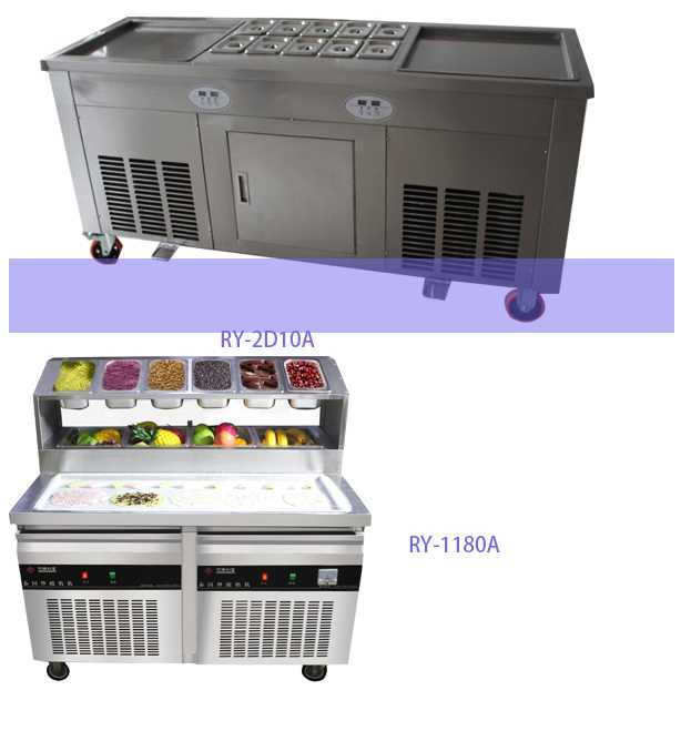 Thailand Fry Ice Cream Machine