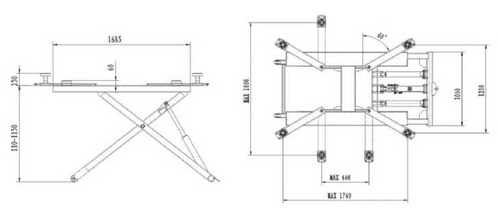 New Portable Scissor Vehicle Lift