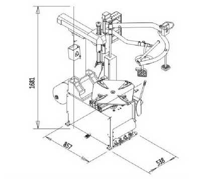 2017 Full Automatic Tyre Changer