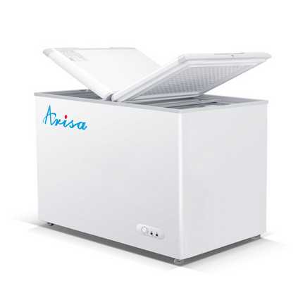 Commercial Double Temperature Butterfly Door Chest Freezer