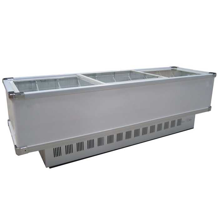 R134A Mechanical Supermarket Island Freezer