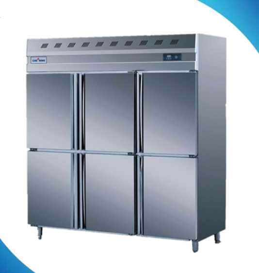 6 Doors Kitchen Restaurant Refrigerator