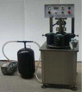 HCXG-4A Series semi-auto twist off cap vacuum capping machine