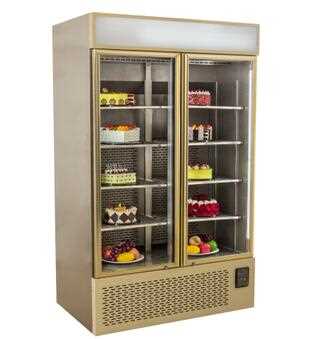 stainless steel freezer display with Glass door for Supermarket