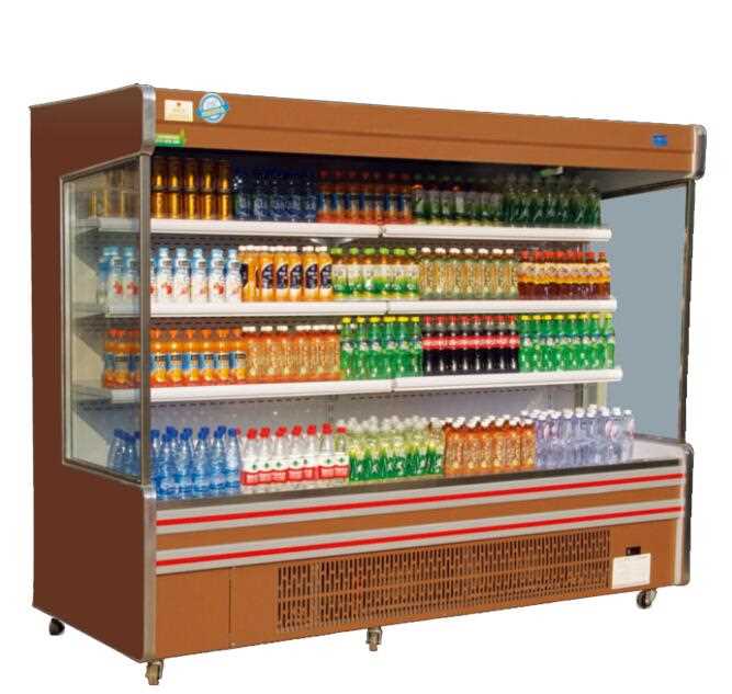 commercial supermarket customized length plug-in Multi-deck produce cooler