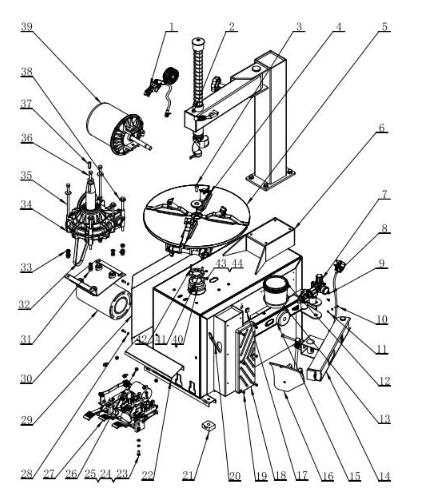 Semi-Automatic hunter tire changer