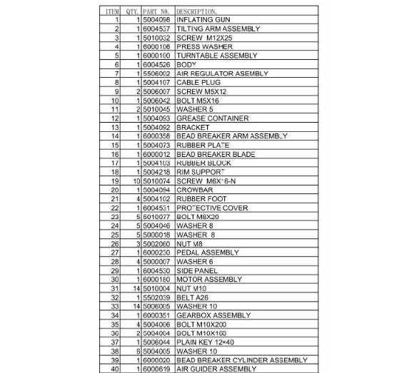 Semi-Automatic hunter tire changer