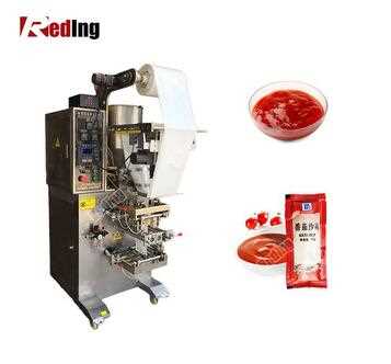 Stainless Automatic Tomato Sauce Ketchup Sachet Packaging Machine