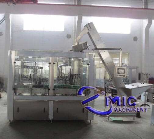 MIC 24 24 6 8000bph with CSA standard glass bottle juice isobaric wine filling and sealing machine