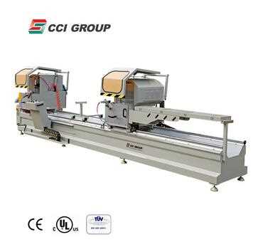 Aluminum Alloy Precise Double Miter Saw for making upvc window frame