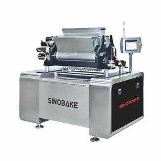 Fully servo controlled three color cookie machine
