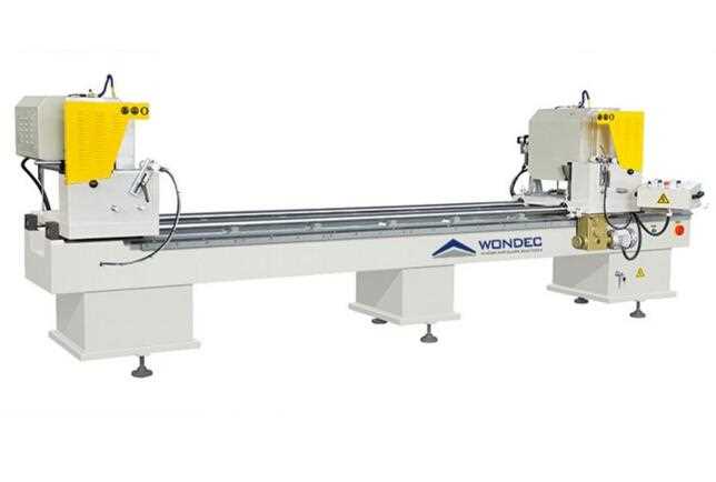 Aluminium UPVC Window Double Head MItre Saw Cutting Making Machine