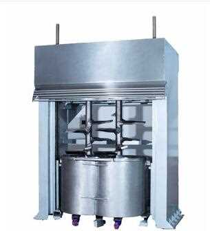 Vertical dough mixer for soda biscuit and cracker biscuit
