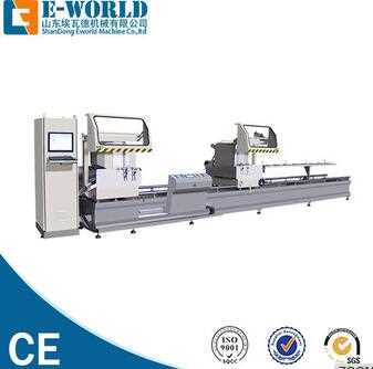 CNC Double head Cutting Saw for aluminum and pvc profiles