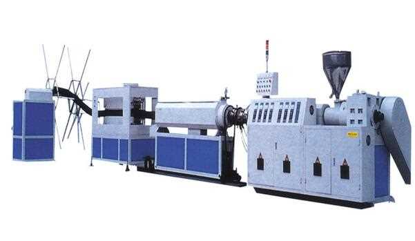 Pe carbon spiral pipe extrusion line