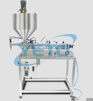 TVFA Horizontal Liquid Filling Machine With Hopper And Mixing