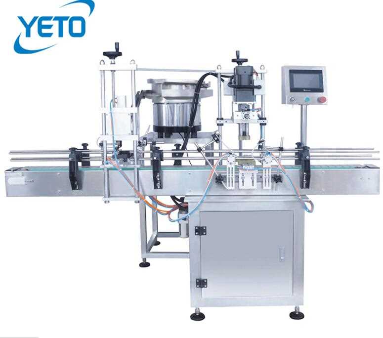 Automatic screw capping machine with automatic caps feeding,spray pump capping machine