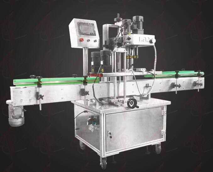 Hight quality automatic plastic bottle glass jar screw capping machine