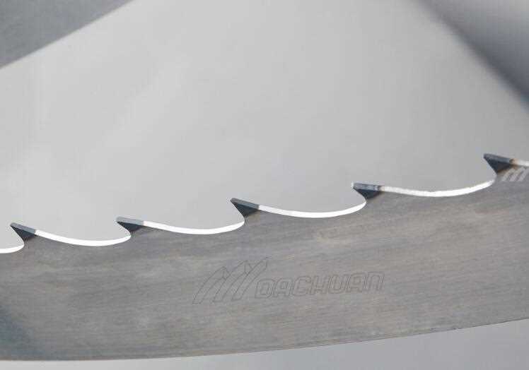 Wood hardened teeth band saw blade by coil