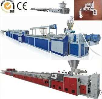 PVC vertical window profiles from China plant