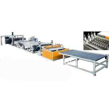 PVC/ABS/PC Wave Plates Extrusion Machine